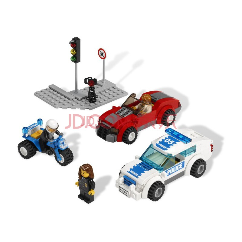 乐高lego 3648 城市系列 警察大追捕