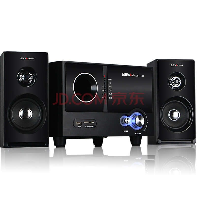 金正家庭用多媒体音箱N99台式机笔记本电脑低