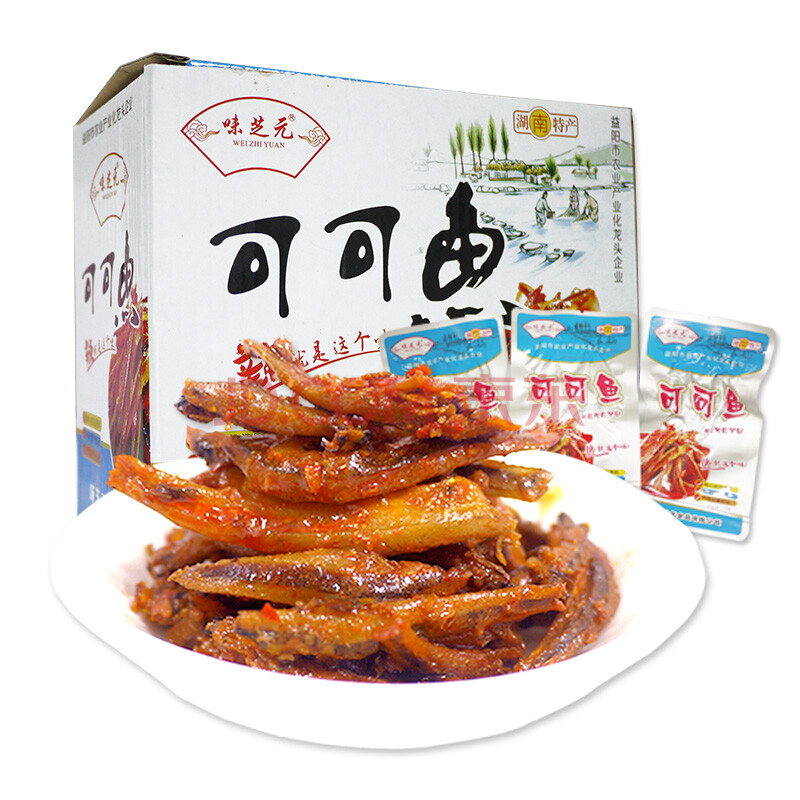 味芝元可可鱼/酸菜鱼16g*20包盒装 小鱼仔毛毛鱼 可可鱼