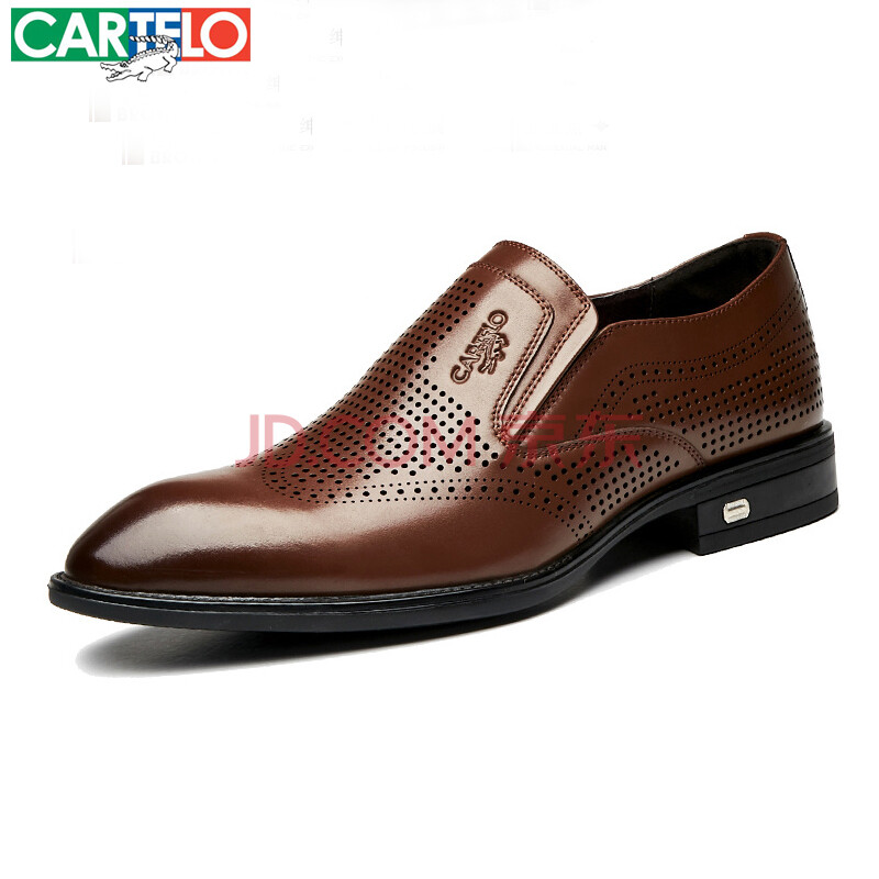 ¿¨µÛÀÖöùÓ㣨CARTELO£©ÄÐЬÏļ¾ÉÌÎñÕý×°ÄÐʿƤЬÄÐïοռâÍ·ÕæÆ¤Í¸ÆøÈíµ×Ь×Ó ×ØÉ« 38