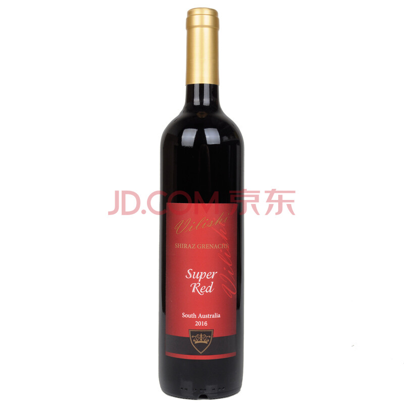 澳洲进口红酒 伟利士Vilishi干红葡萄酒2016 SUPER RED