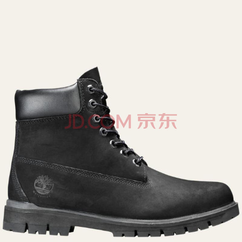 全球購 Timberland/添柏嵐男鞋經典6英寸防水靴A1JI2001 Black Waterbuck 7.5 Medium
