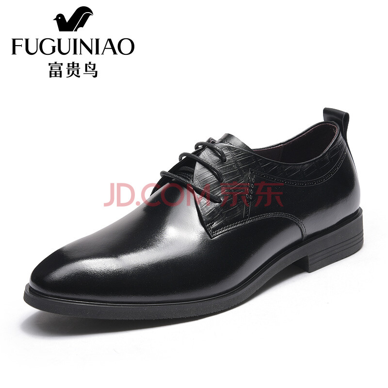 ¸»¹óÄñ£¨FUGUINIAO£©ÄÐÊ¿ÉÌÎñÕý×°¼âͷϵ´øÆ¤Ð¬ÊæÊʵͰïT896202 ºÚÉ« 41
