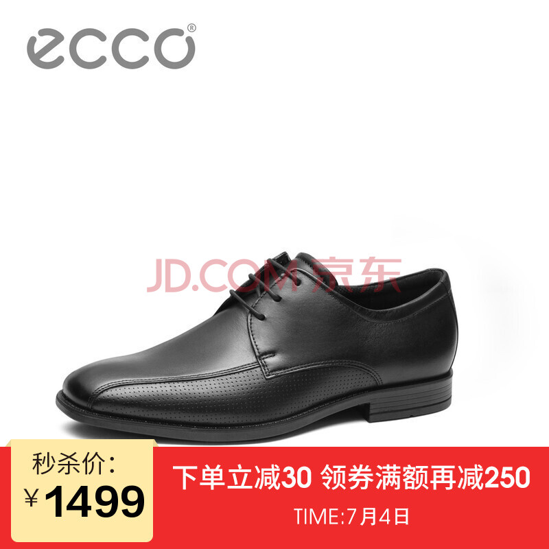 ECCO°®²½Ê±ÉÐпîÕýװƤЬ ¸´¹ÅÊæÊÊ·½Í·Ïµ´øÄÐЬ °£¶¡²® ºÚÉ«63269401001 41