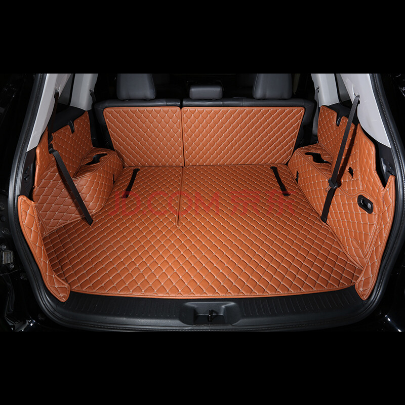 2016新款汽车后备箱垫专车专用全包围尾厢垫 橘色 本田新crv xrv 新