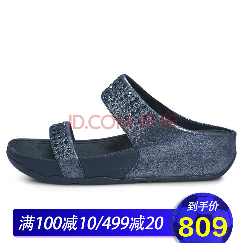 È«Çò¹º FITFLOP Novy Tonal ÉîÀ¶Ä¥É°Æ¤Ò»×Ö´øÅ®ºñµ×ÊæÊʼõѹÆÂ¸úÁ¹Ð¬A64-099 A64-097 36/225-230