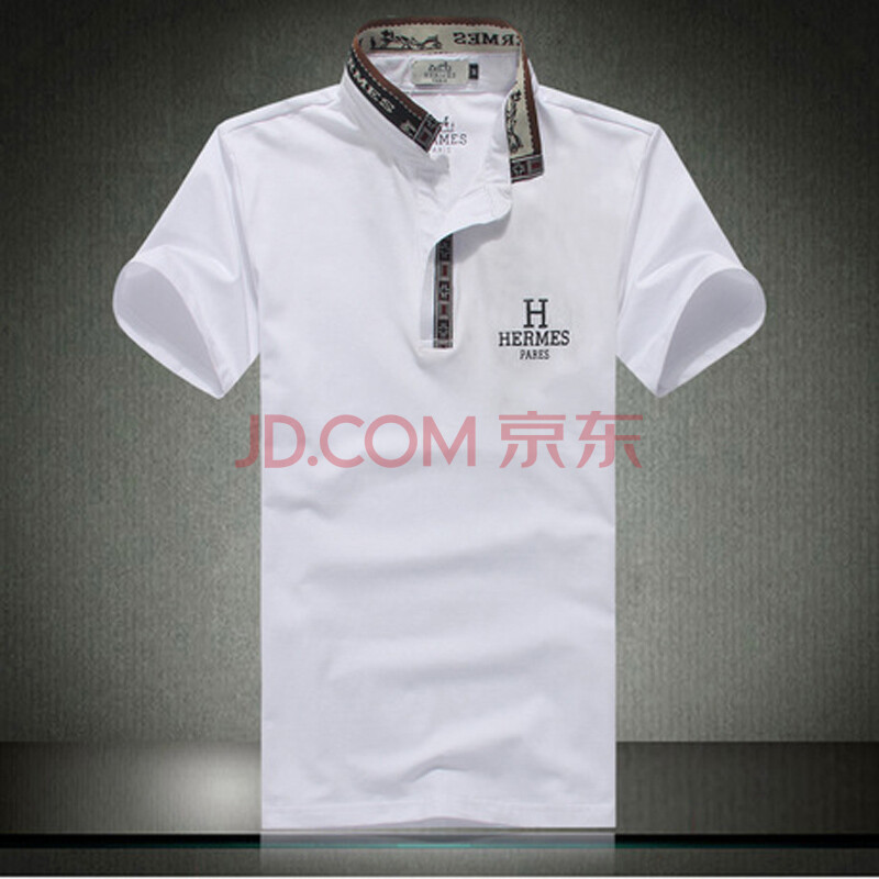 轻装时代 精品男装商务休闲高端爱马仕男士短袖polo衫t恤jp125.