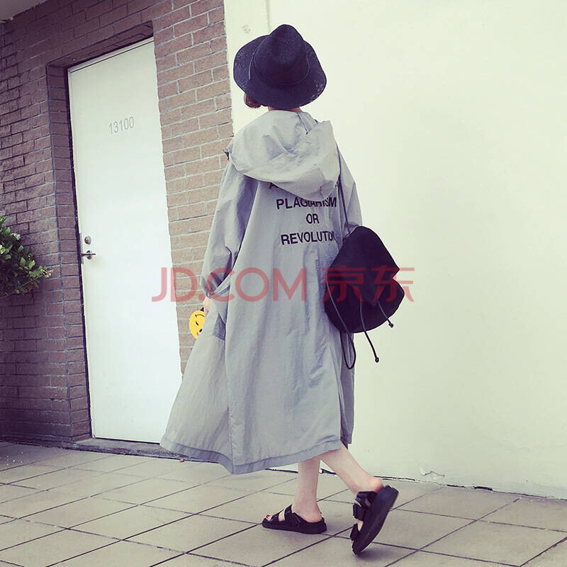 2018ÐÂÆ·Ïļ¾Å®¿îÅÖ·ÀɹÒÂÅÖÃÃÃÃ2018Ïļ¾¼Ó·Ê¼Ó´óÂëÅ®×°Öг¤¿î·Àɹ·çÒÂÅÖmmÐÝÏÐÉÏÒÂÍâÌ× »ÒÉ«¿íËɰæ XL½¨Òé140-160½ï
