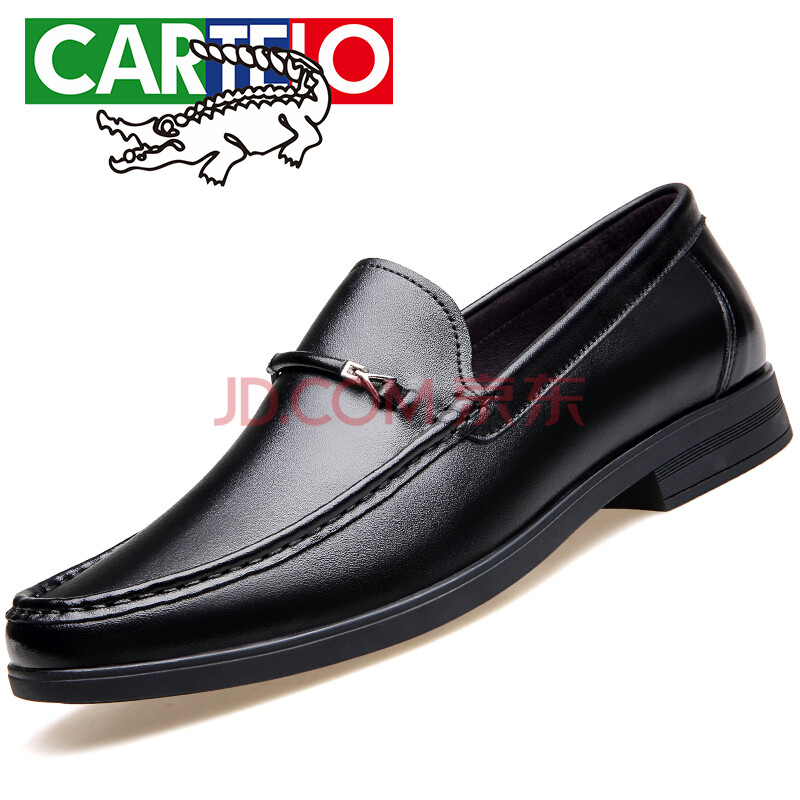 ¿¨µÛÀÖöùÓ㣨CARTELO£©ÄÐÊ¿ÉÌÎñÕý×°Ì×½ÅÍ·²ãţƤһ½ÅµÅÀÁÈ˼ݳµ¶¹¶¹Æ¤Ð¬3411 ºÚÉ« 42