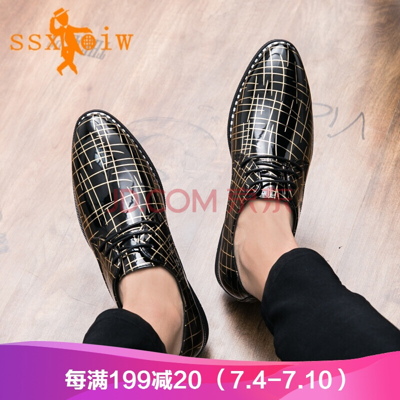 SSXOIW˹ϣÍþ Æ·ÅÆÏļ¾º«°æ·¢ÐÍʦҹµêºÚ½ð³±Ð¬Ó¢Â×·çÉÌÎñÐÝÏÐÆ¤Ð¬Ó°Â¥½á»éÄÐЬ¼âÍ· ºÚ½ð 38