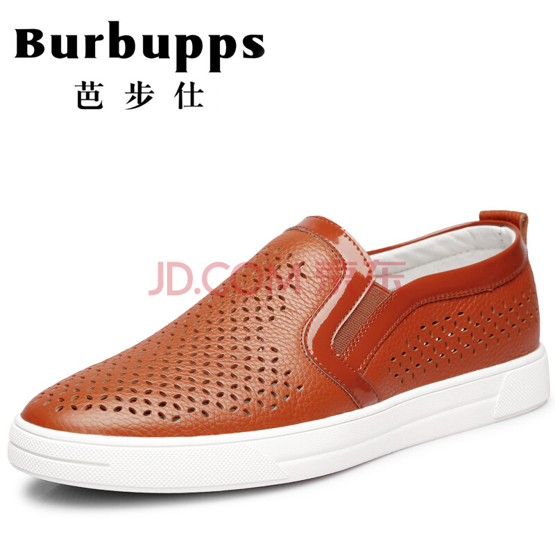 °Å²½ÊËBurbuppps ÄÐЬÊÖ¹¤¶¨ÖÆÐÝÏÐÆ¤Ð¬Ïļ¾Ð¿îÍ¸Æø³±Ð¬×Ó°Ù´îÕæÆ¤°åЬº«°æ³±Á÷ƽµ× רɫ-±ê×¼Âë 40