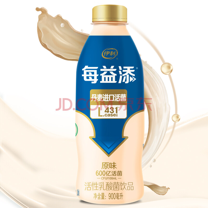ÒÁÀû Ã¿ÒæÌí »îÐÔÈéËá¾ú µ¤Âó½ø¿Ú»î¾úÒûÆ· Ôζ 900ml*1 £¨2¼þÆðÊÛ£©