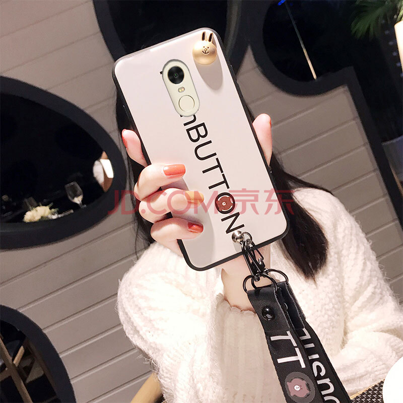 GY ºìÃ×note4xÊÖ»ú¿Ç Å®¿îСÃ׺ìÃ×note4¸öÐÔ´´ÒâÈí¹è½º¿É°®¿¨Í¨ ºìÃ×note4x±ê×¼°æ °×µ×push±íÇéÐÜ+Íó´ø