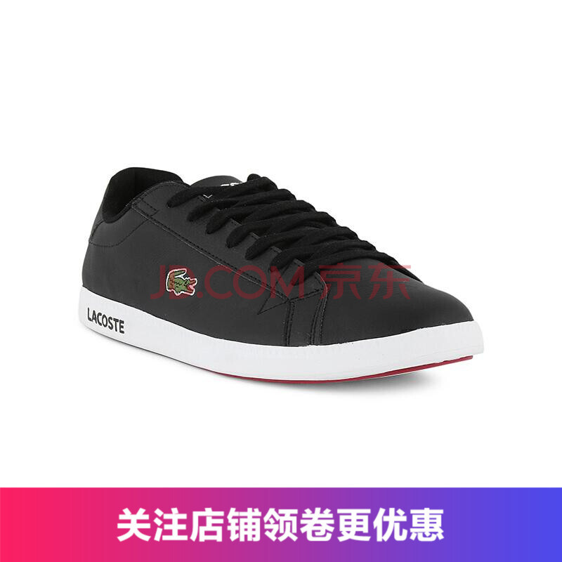 È«Çò¹º È«Çò¹º À¿ÆË¹ÌØ/Lacoste 2018Ïļ¾Ð¿îÔ˶¯·çÐÝÏÐÄÐÊ¿°åЬµÍ°ïЬ ºÚÉ« ÃÀÂëUS 08