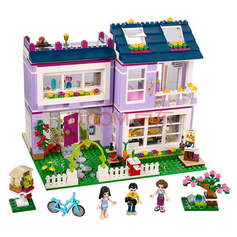 lego乐高积木玩具c1 女孩friends 艾玛的房子 l41095