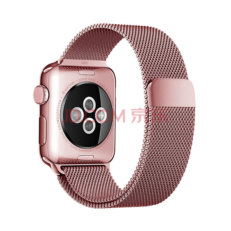 苹果手表34金属表带applewatch2代回环式磁吸表带iwatch1代表链钢带