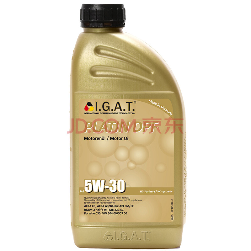 维修保养 汽机油 拉姆 拉姆(igat platin dpf sae 5w-30 acea c3/sn