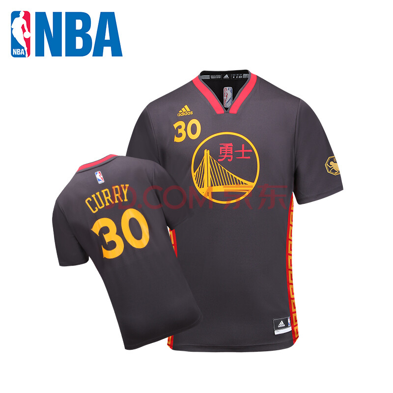 【预售】nba 阿迪达斯 勇士队 库里 replica 中文球衣