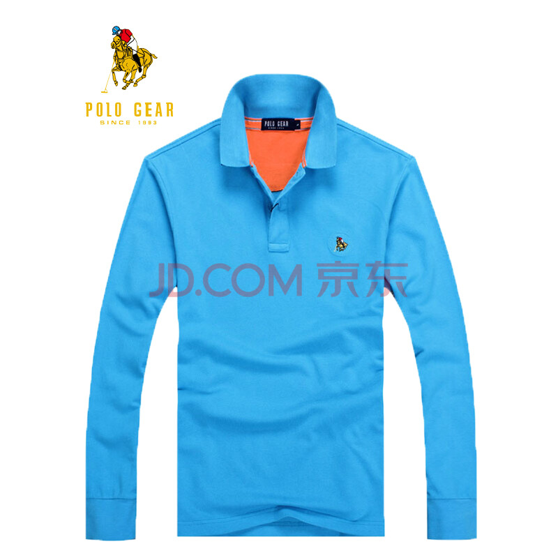 pologear 马球吉尔 专柜正品 纯棉长袖polo衫男装休闲