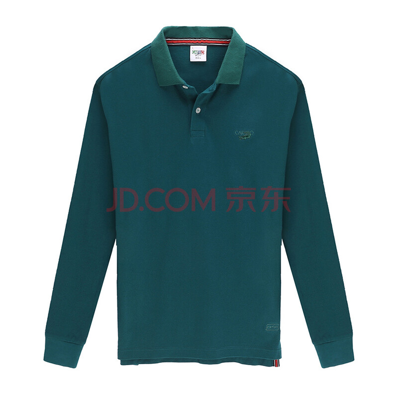 卡帝乐鳄鱼男装纯棉t恤男士长袖t恤衫翻领休闲体恤男长袖polo衫男秋装