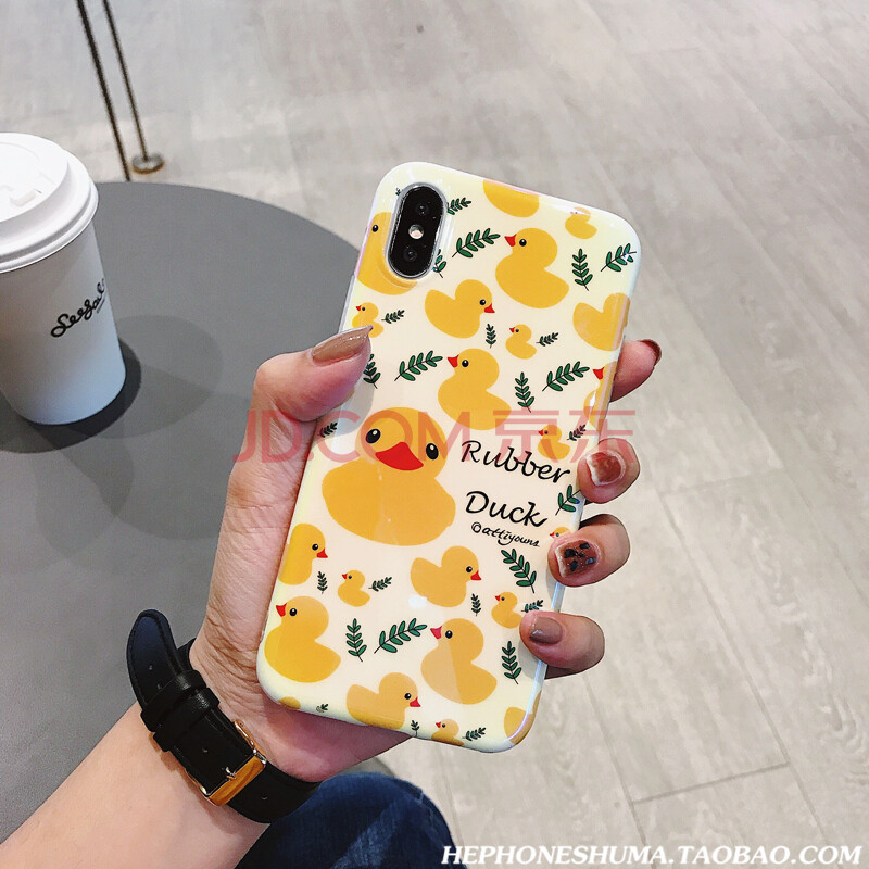 ¿É°®¿¨Í¨Ð¡»ÆÑ¼Æ»¹ûXÊÖ»ú¿ÇÈ«°ü·ÀˤiPhone7/8plusСÇåÐÂ6sÀ¶¹âÈí 6plus ÂÌҶС»ÆÑ¼-À¶¹â¿Ç
