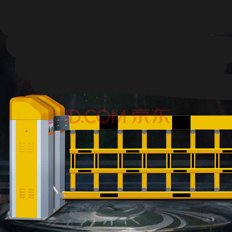 栅栏道闸小区大门升降杆电动栏杆智能门禁空降闸门停车场管理 银红色
