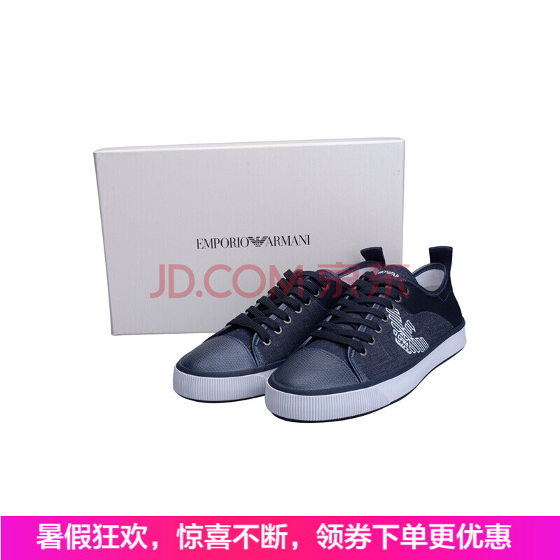 È«Çò¹º Emporio Armani2018ÄÐʿпîÏ𽺰׵×ϵ´ølogoÉîÀ¶É«Ê±ÉаåЬÐÝÏÐÔ˶¯Ð¬ ÉîÀ¶É« 11