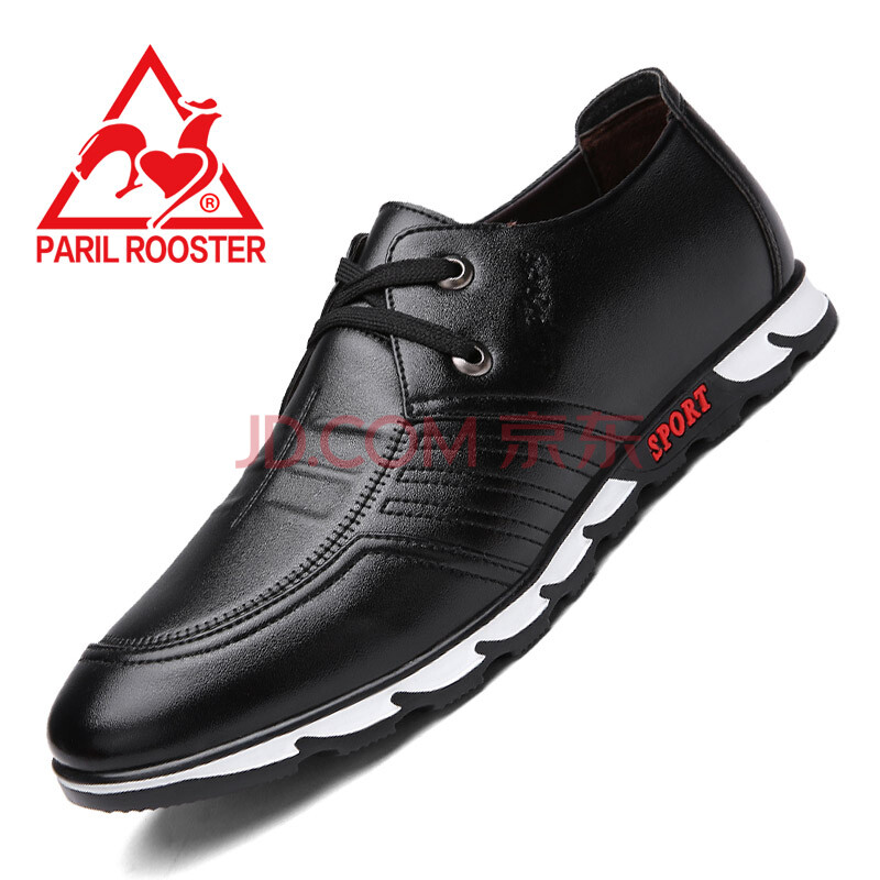 °ÅÀ蹫¼¦£¨paril rooster£© ÉÌÎñÐÝÏÐЬÕý×°Ì×½Åϵ´øÓ¢Â×·çÄÐʿƤЬ ºÚÉ« 41