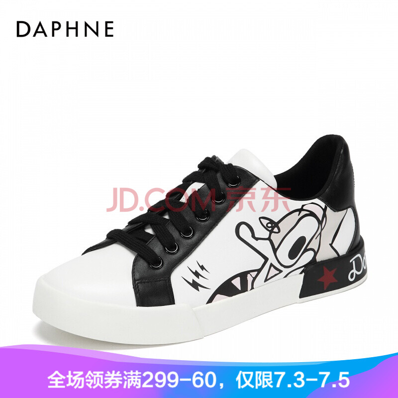 Daphne/´ïܽÄÝ2018Ç^пîÌÆÀÏѼӡ»¨°åЬʱÉÐͿѻײɫС°×Ь ºÚÉ« 115 40