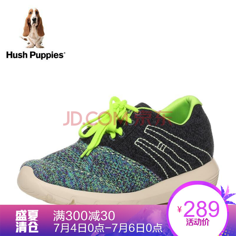 Hush Puppies/Ͼ²½Ê¿Ç^ר¹ñͬ¿îÖ¯ÎïÇá±ãÊæÊÊÔ˶¯·çÄÐÐÝÏÐЬH4M30CM6 À¼×Ï/Éî»Ò 40