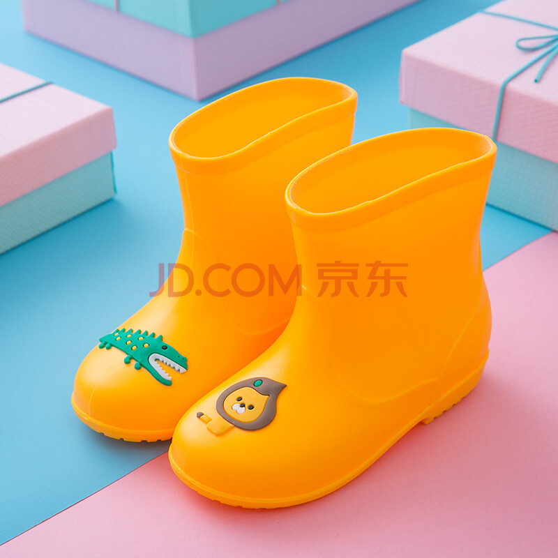 ¿¨Í¨Ñ¥×ÓÓêÒÂСŮº¢ÏÄ¿îºñµ×пîÍ¸Æø¹û¶³Í¯ÐÂÆ·¶ùͯÓêѥˮЬÏļ¾ »ÆÉ«Ð¡öùÓã 32ÂëÄÚ³¤20cm