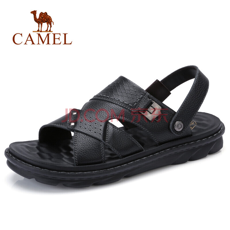 ÂæÍÕ£¨CAMEL£©ÄÐЬ Ïļ¾ÈáÈÍţƤÄÍÍäÇúÈíµ¯ÐÝÏкñµ×ɳ̲Á¹ÍÏЬ ºÚÉ« 40