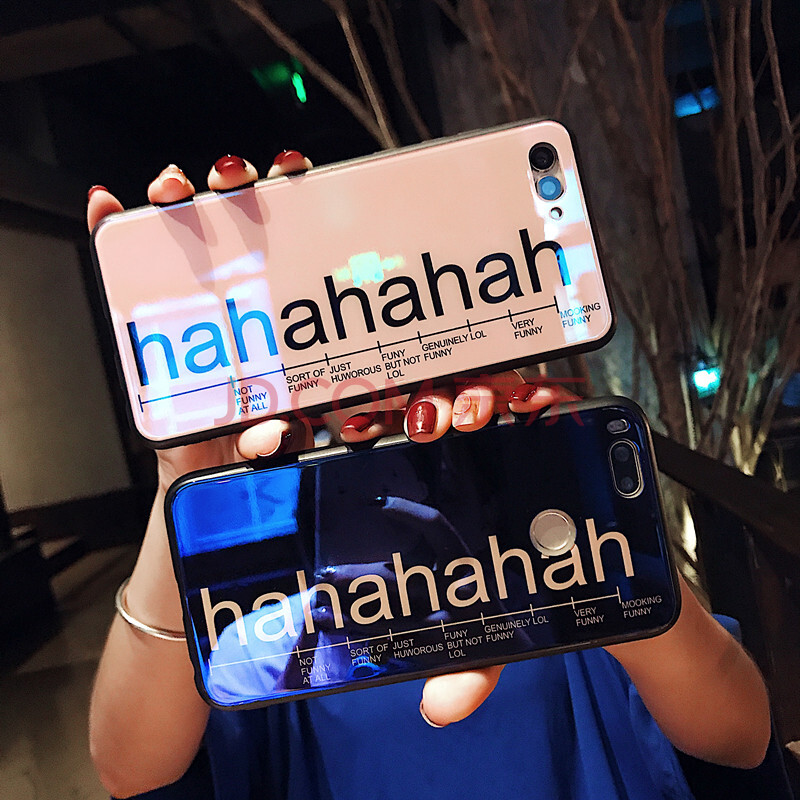 hahaha²£Á§¿ÇСÃ×6xÊÖ»ú¿ÇÀ¶¹â5x¹è½ºnote3È«°ümix2s¸öÐÔÄÐÅ®¿î СÃ×6x¡¾·Ûµ×ha À¶¹â²£Á§¡¿