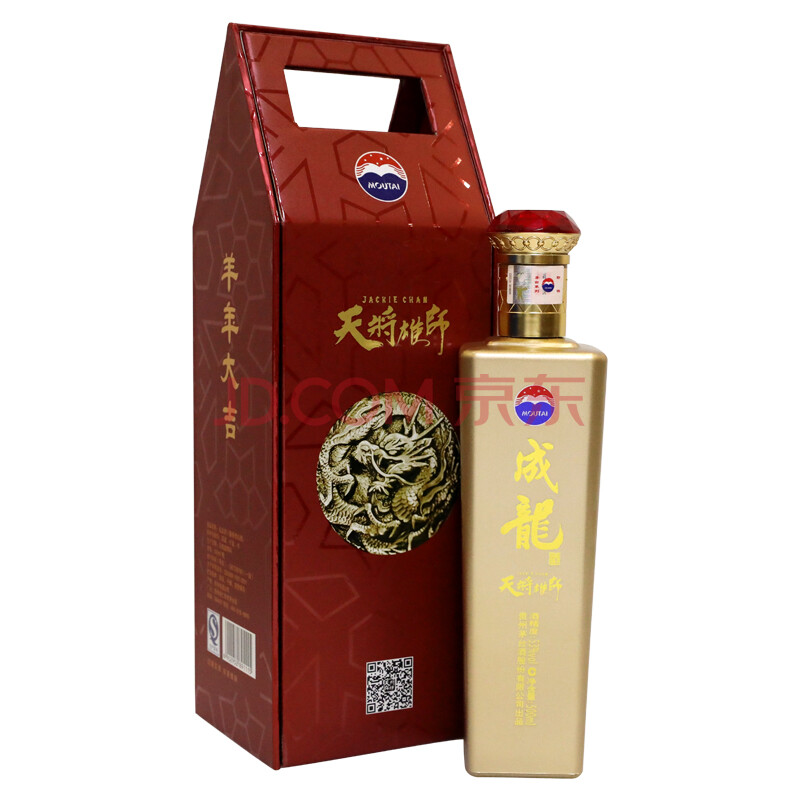 【中匯網】茅臺(MAOTAI)貴州茅臺 醬香型白酒 53度 成龍天將雄師 紀念酒500ml單瓶