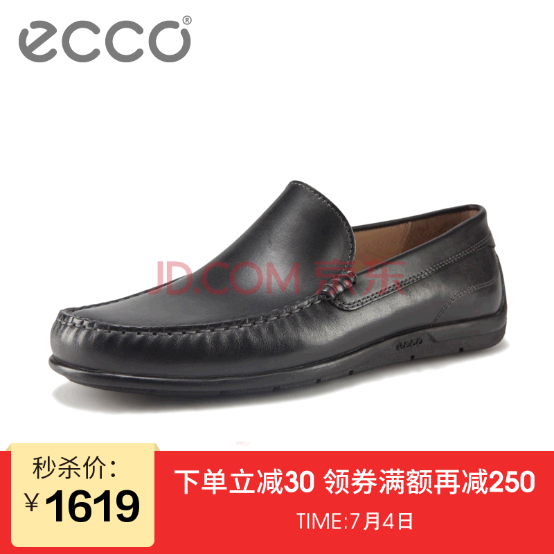 ECCO°®²½ Ó¢Â×ʱÉеͰïÐÝÏÐÈíÃæÅ£Æ¤ÄÐЬ Çá±ãÊæÊÊÌ×½ÅĪ¿¨ÐÁЬ Ī¿Ë570904 ºÚÉ«01001 40