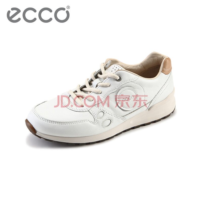 爱步ecco 2016春夏新品 现代休闲牛皮系带女鞋 cs14女鞋 232233 白色