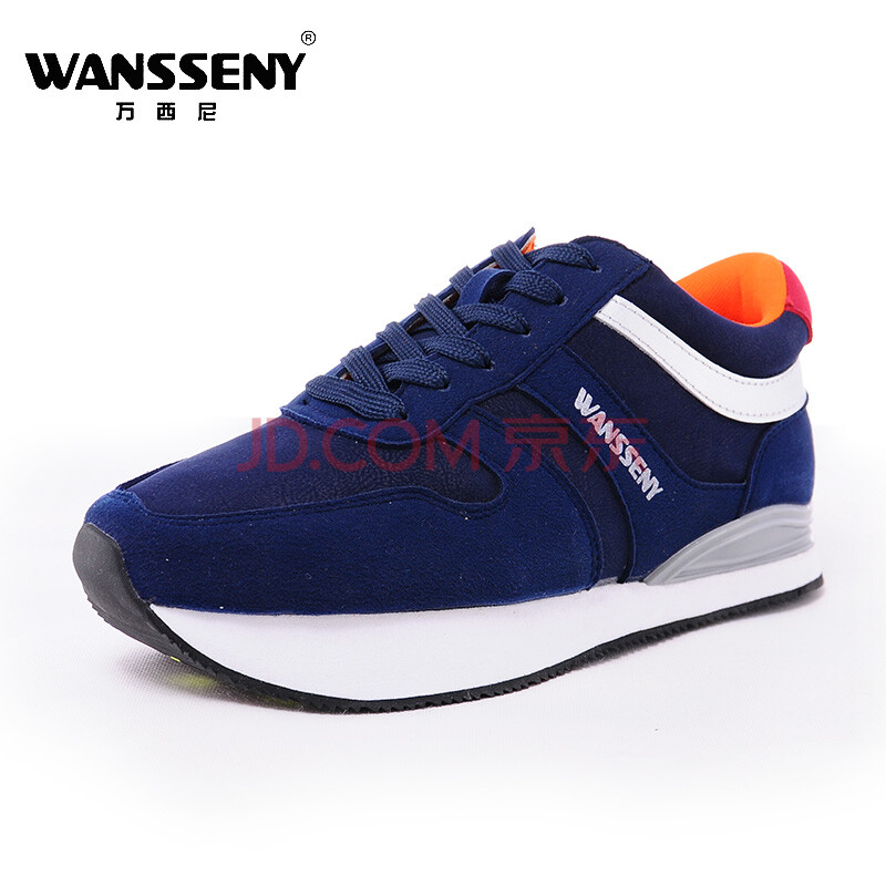 ÍòÎ÷ÄᣨWANSSENY£©¸º¸úЬÄÐÅ®µ¹×ßЬǰ¸ßºóµÍЬµØÇòЬµ¹×ßЬ À¶É« 42