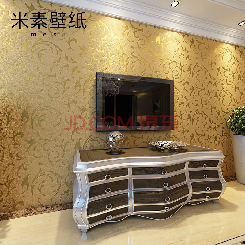 客厅电视背景墙纸