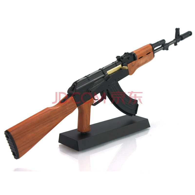 成人玩具 拼插模型 军事模型 ak74突击步枪