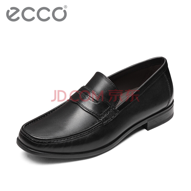ECCO°®²½ ¼òÔ¼ÉÌÎñÌ×½Åѹ»¨ÈíÃæÆ¤Ð¬ ÈáÈíÊæÊÊÍ¸Æø·À»¬ÄÐЬ ÕýװĪ¿Ë17SS661834 ºÚÉ«66183451052 41