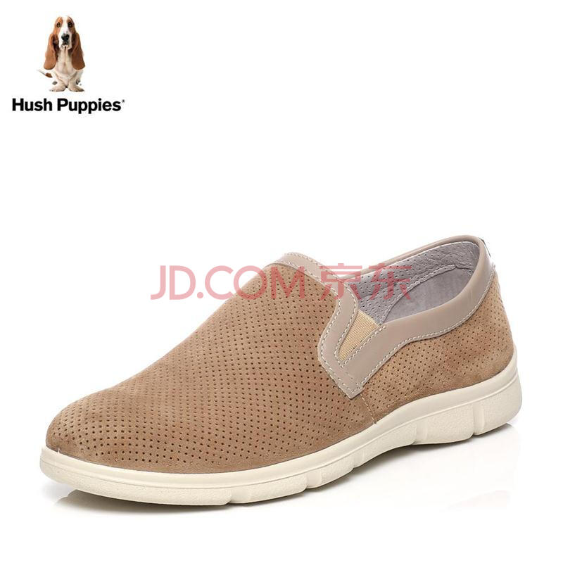 Hush Puppies/Ͼ²½Ê¿×¨¹ñͬ¿îţƤƽ¸úÄÐÐÝÏÐЬL1B02AM7 ¿¨ÆäÉ« 39