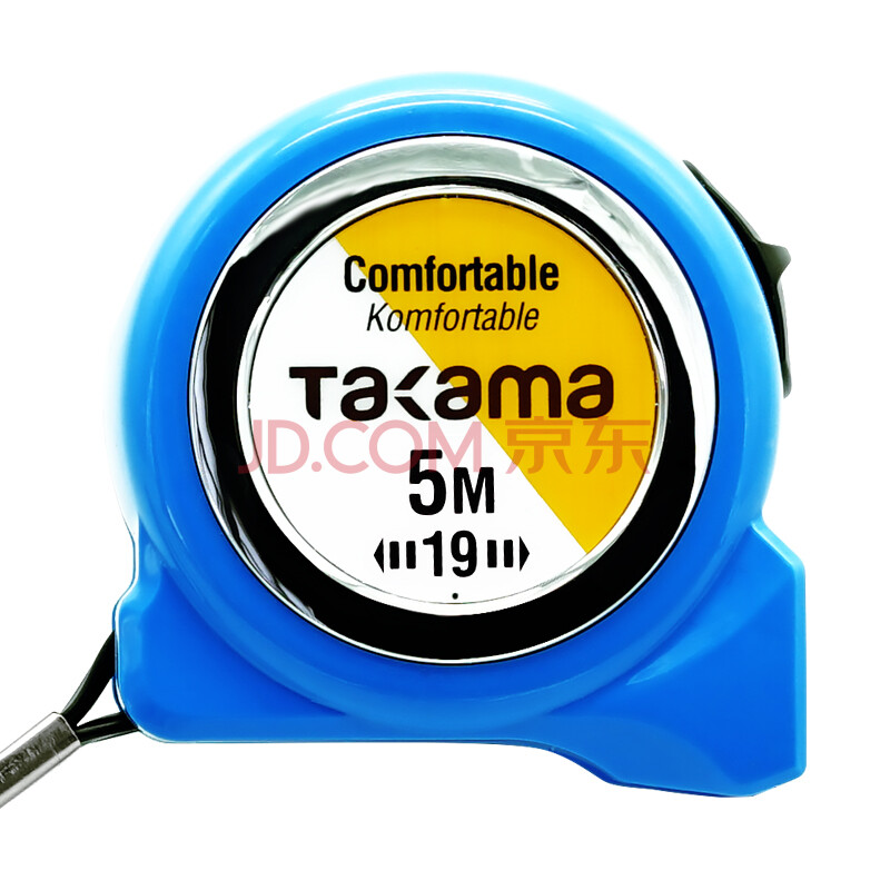takama 201050 5m公制钢卷尺伸缩双色尺测量工具