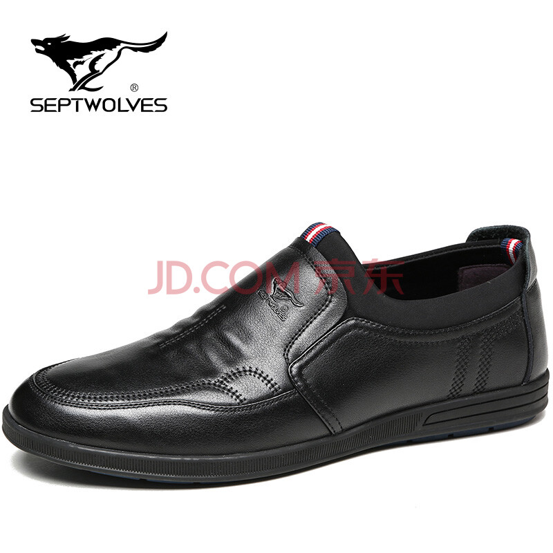ÆßÆ¥ÀÇ£¨SEPTWOLVES£©ÄÐʿƤЬƽµ×ţƤÌ×½ÅÉÌÎñÐÝÏÐЬ ºÚÉ« 40