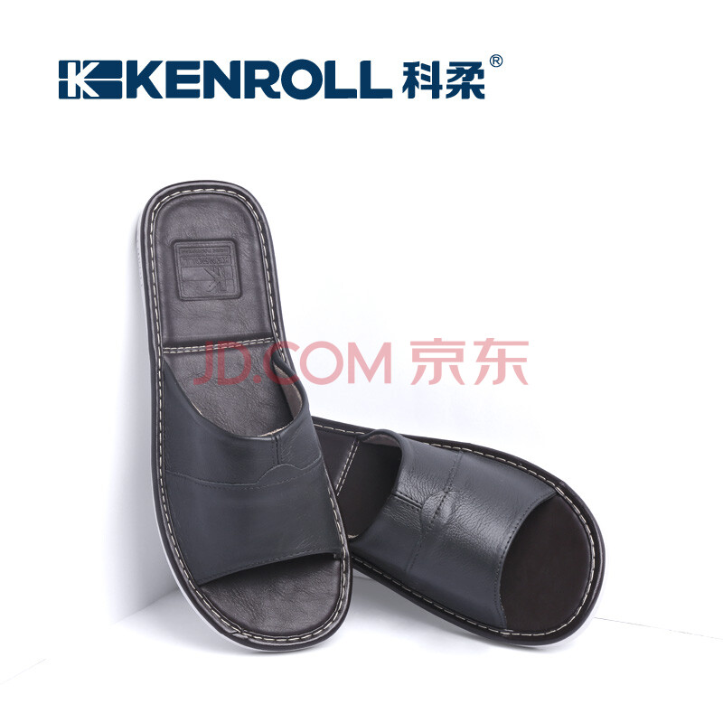 KENROLL¿ÆÈáţƤÍÏЬ·À»¬ÊÒÄÚÄÐÅ®ÏÄËļ¾Èíµ×Çé¾ӼÒÍÏЬ¾Ó¼ÒµØ°åÍÏЬ ºÚÉ« ÄÐÊ¿40/41