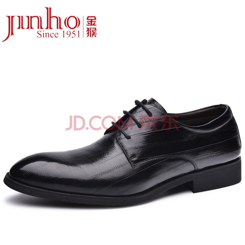 ½ðºï (Jinhou)˽È˶¨ÖÆÉÌÎñÕýװƤЬϵ´øÑ¹»¨´ºÇï¿î¶¨×ö»éЬÄÐЬD20Z232 ºÚÉ«/¿îʽһ 37Âë-47Âë