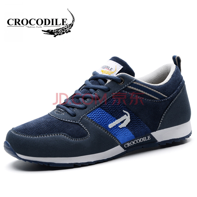 CROCODILE/öùÓãÐôÄÐЬµÍ°ïϵ´øÇá±ãÅܲ½Ð¬ÄÐÊ¿Ô˶¯ÐÝÏÐѧÉúÂÃÓÎЬ À¶É« 42