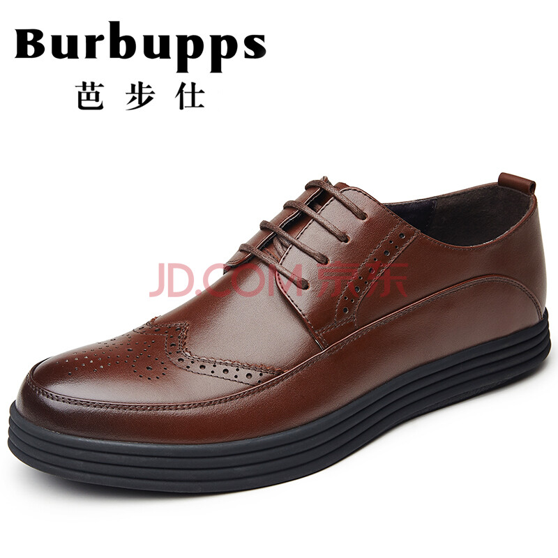 ·¨¹ú°Å²½ÊËBurbuppps ÄÐЬÏļ¾ÊÖ¹¤¶¨ÖÆÉÌÎñƤЬÄÐÓ¢Â×Õý×°Ïļ¾ïοճ±ÐÝÏÐЬԲͷЬ×Ó ×ØÉ«-±ê×¼Âë 42