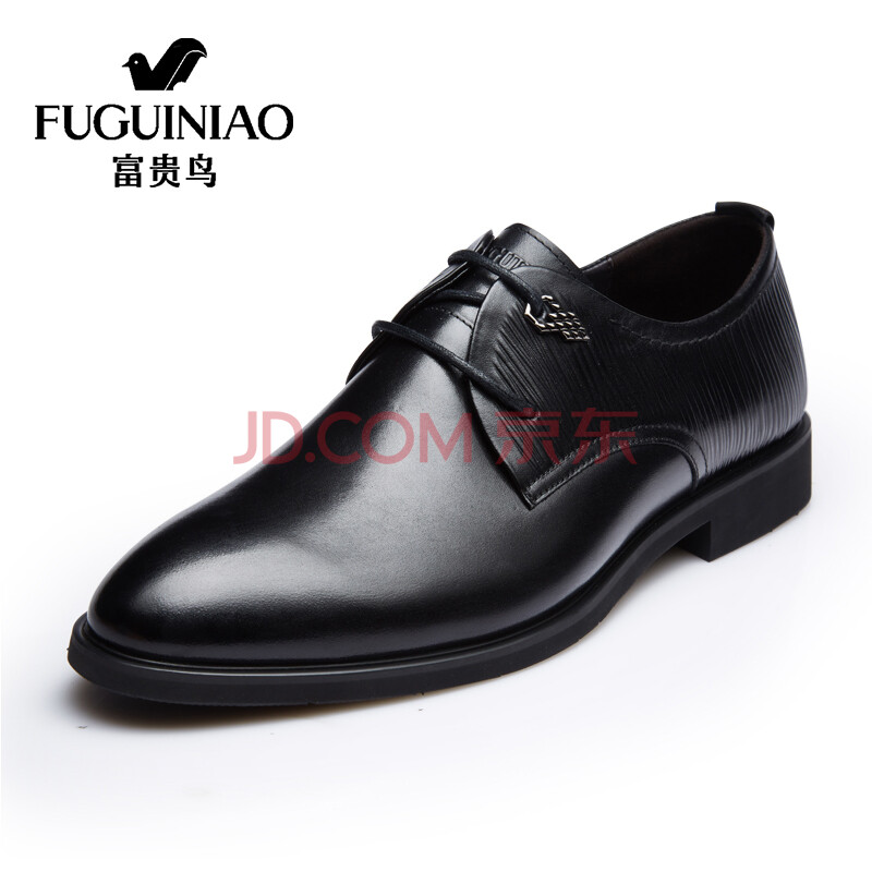 ¸»¹óÄñ£¨FUGUINIAO£©Í·²ãţƤÉÌÎñϵ´øÊ±ÉÐÄÐЬB689714 ºÚÉ« 38