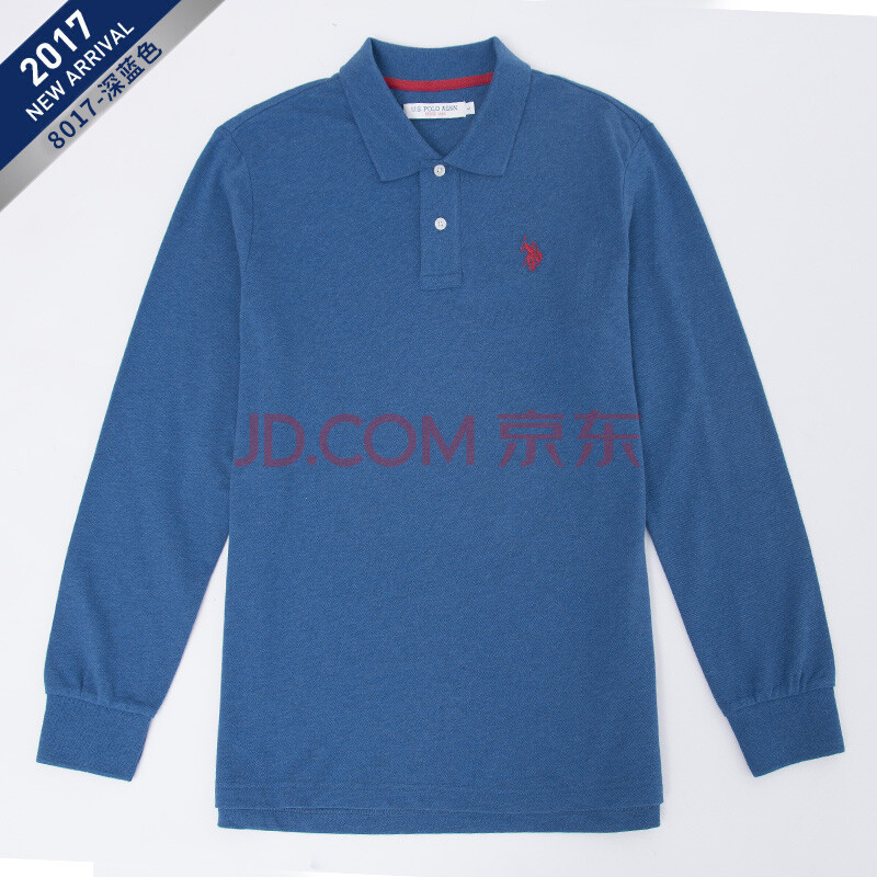 U.S. POLO ASSN.ÄÐÊ¿³¤ÐäpoloÉÀÇ^пɫÃÞ°±Ê±ÉÐÐÝÏзÁìtÐô ÉîÀ¶É« L(175)