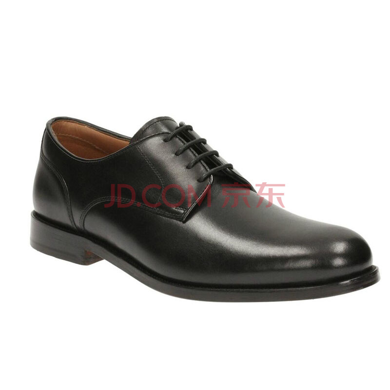 全球購 Clarks其樂正裝男鞋2017新款正裝皮鞋Coling Walk英倫商務專柜同款 Black Leather 41.5